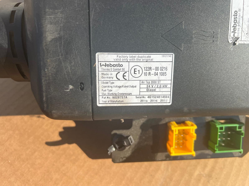 Webasto Air Top 2000ST - Heating/ Ventilation: picture 4 Webasto Air Top 2000ST - Heating/ Ventilation: picture 4