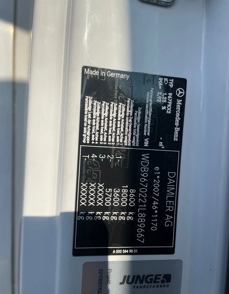 Mercedes-Benz ATEGO 816,ładowność 3,1 tony! leasing Mercedes-Benz ATEGO 816,ładowność 3,1 tony!: picture 11 Mercedes-Benz ATEGO 816,ładowność 3,1 tony! leasing Mercedes-Benz ATEGO 816,ładowność 3,1 tony!: picture 11