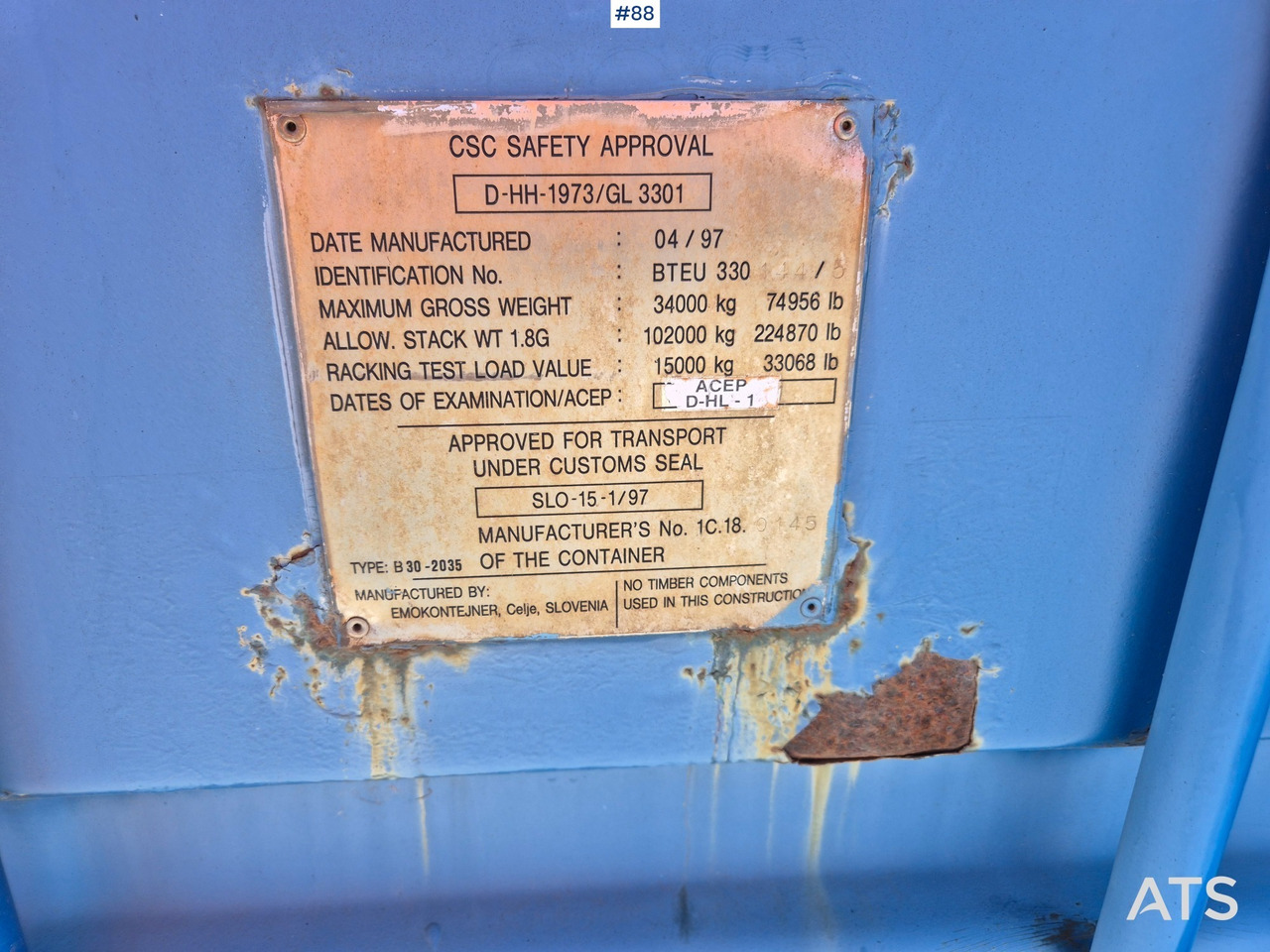 1997 Lämpökontti Oilon RP-201 H - Shipping container: picture 3 1997 Lämpökontti Oilon RP-201 H - Shipping container: picture 3