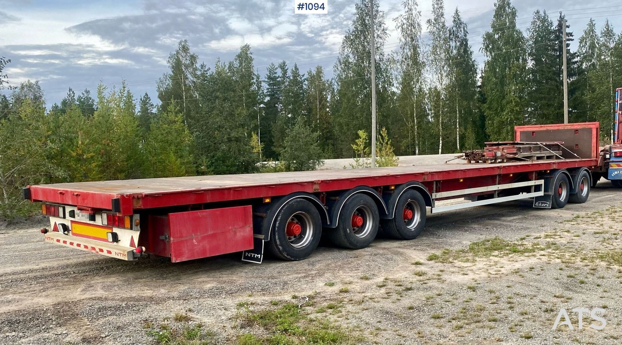NTM 5-akselinen Lavaperävaunu - Dropside/ Flatbed trailer: picture 3 NTM 5-akselinen Lavaperävaunu - Dropside/ Flatbed trailer: picture 3