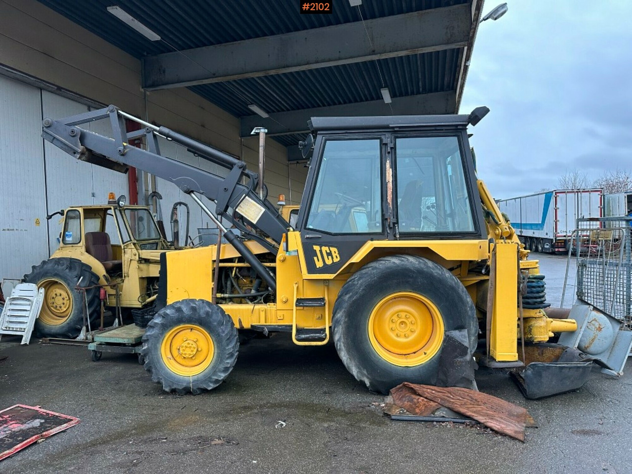 Backhoe loader JCB 3D-4 Rep. object - Farm tractor: picture 2 Backhoe loader JCB 3D-4 Rep. object - Farm tractor: picture 2
