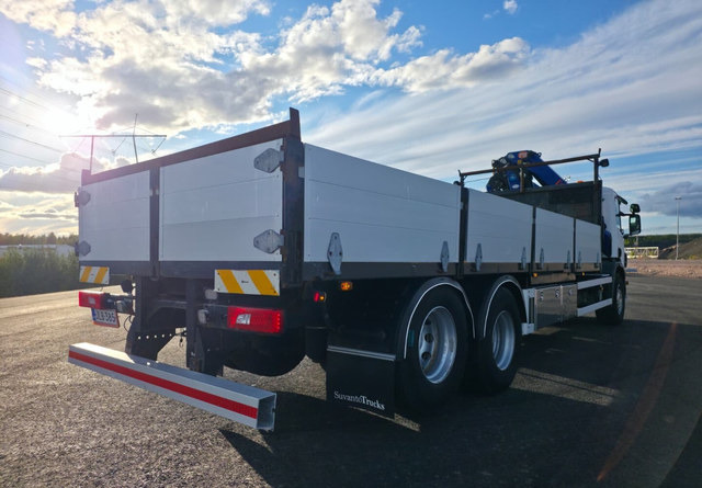 ScaniaP380 6x2 + 2016vm PM 18024 SP - Dropside/ Flatbed truck, Crane truck: picture 4 ScaniaP380 6x2 + 2016vm PM 18024 SP - Dropside/ Flatbed truck, Crane truck: picture 4