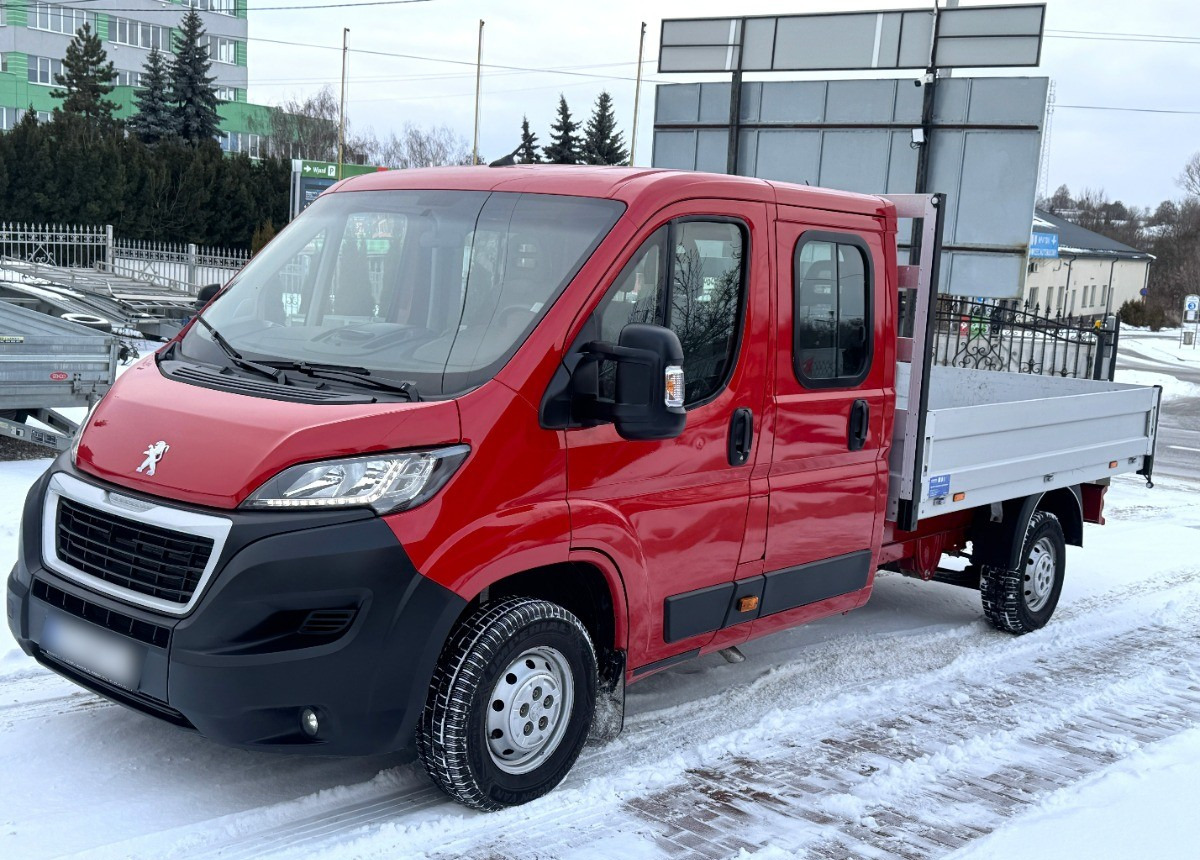 Peugeot Boxer L3 2021 rok 165KM Przebieg 100 tys. Brygadówka Skrzynoowy FV23 - Open body delivery van, Combi van: picture 2 Peugeot Boxer L3 2021 rok 165KM Przebieg 100 tys. Brygadówka Skrzynoowy FV23 - Open body delivery van, Combi van: picture 2