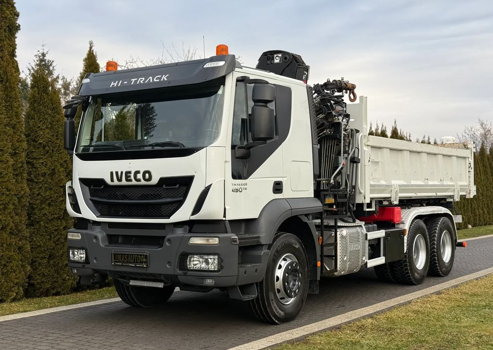 Iveco TRAKKER 450 6X4 PODWÓJNA HYDRO-BURTA HIAB 104 - Crane truck, Tipper: picture 5 Iveco TRAKKER 450 6X4 PODWÓJNA HYDRO-BURTA HIAB 104 - Crane truck, Tipper: picture 5