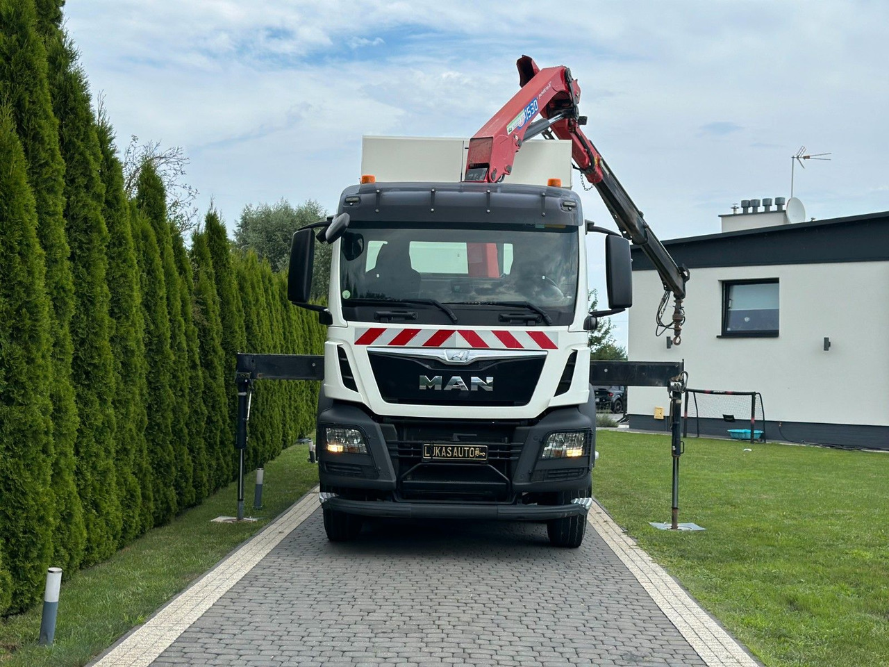 Tipper, Crane truck MAN TGS 440 / 8x4 /CRANE HMF 1530/ TIPPER: picture 9