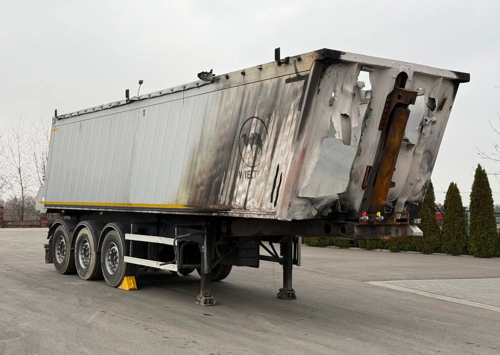 Wielton 42 m3 OSIE SAF USZKODZONY - Tipper semi-trailer: picture 1 Wielton 42 m3 OSIE SAF USZKODZONY - Tipper semi-trailer: picture 1