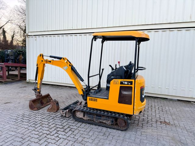 JCB 16C-1 /2022 BJ/ 847 H / verbr. Laufwerk/2xLöffel - Mini excavator: picture 3 JCB 16C-1 /2022 BJ/ 847 H / verbr. Laufwerk/2xLöffel - Mini excavator: picture 3