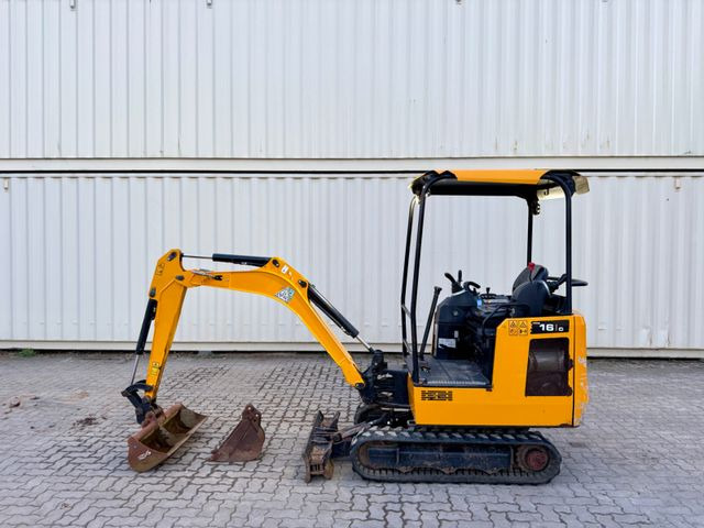 JCB 16C-1 /2022 BJ/ 852 H / verbr. Laufwerk/2xLöffel - Mini excavator: picture 3 JCB 16C-1 /2022 BJ/ 852 H / verbr. Laufwerk/2xLöffel - Mini excavator: picture 3