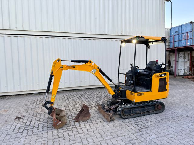 JCB 16C-1 /2022 BJ/ 852 H / verbr. Laufwerk/2xLöffel - Mini excavator: picture 2 JCB 16C-1 /2022 BJ/ 852 H / verbr. Laufwerk/2xLöffel - Mini excavator: picture 2
