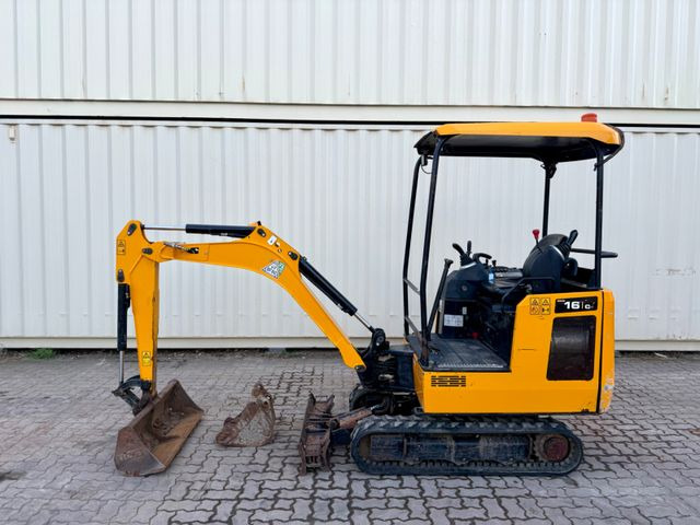 JCB 16C-1 /2022 BJ/ 988 H / verbr. Laufwerk/2xLöffel - Mini excavator: picture 2 JCB 16C-1 /2022 BJ/ 988 H / verbr. Laufwerk/2xLöffel - Mini excavator: picture 2