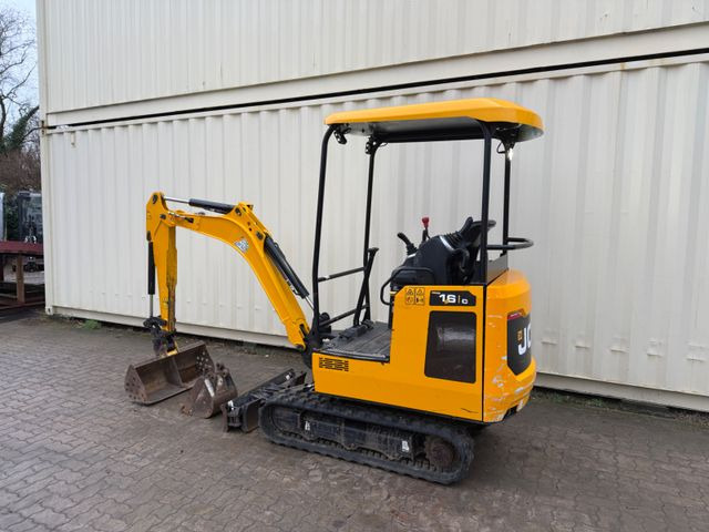 JCB 16C-1 /2022 BJ/ 991 H / verbr. Laufwerk/2xLöffel - Mini excavator: picture 3 JCB 16C-1 /2022 BJ/ 991 H / verbr. Laufwerk/2xLöffel - Mini excavator: picture 3