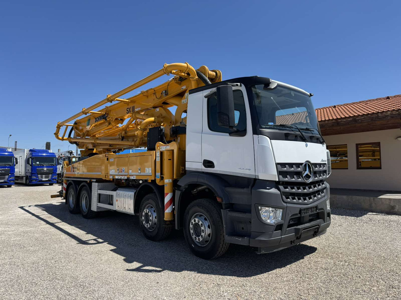 MERCEDES-BENZ AROCS 4442 SCHWING S43SX - Concrete pump truck: picture 1 MERCEDES-BENZ AROCS 4442 SCHWING S43SX - Concrete pump truck: picture 1