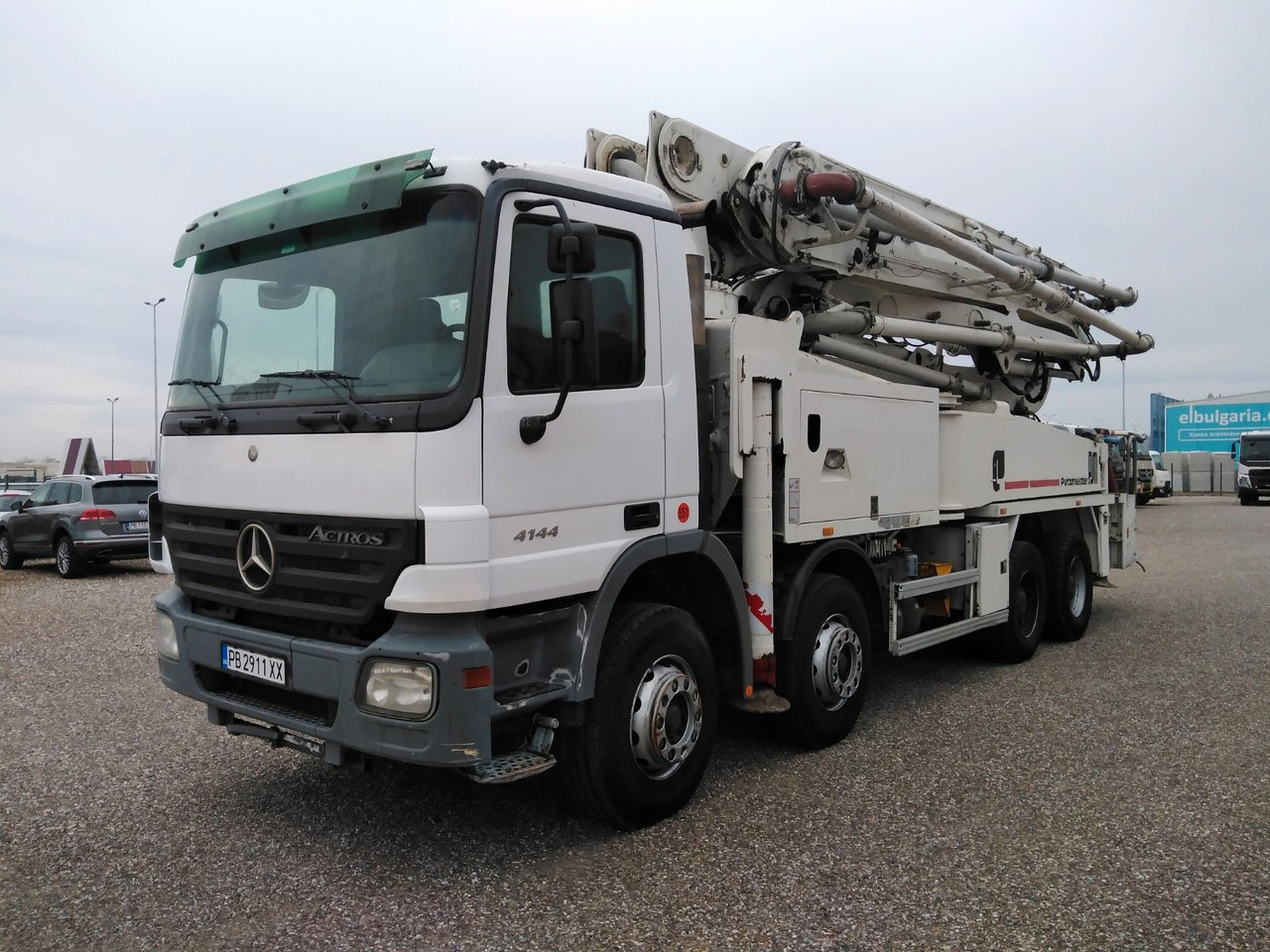 Mercedes-Benz ACTROS 4144 PUTZMEISTER M42 - Concrete pump truck: picture 3 Mercedes-Benz ACTROS 4144 PUTZMEISTER M42 - Concrete pump truck: picture 3