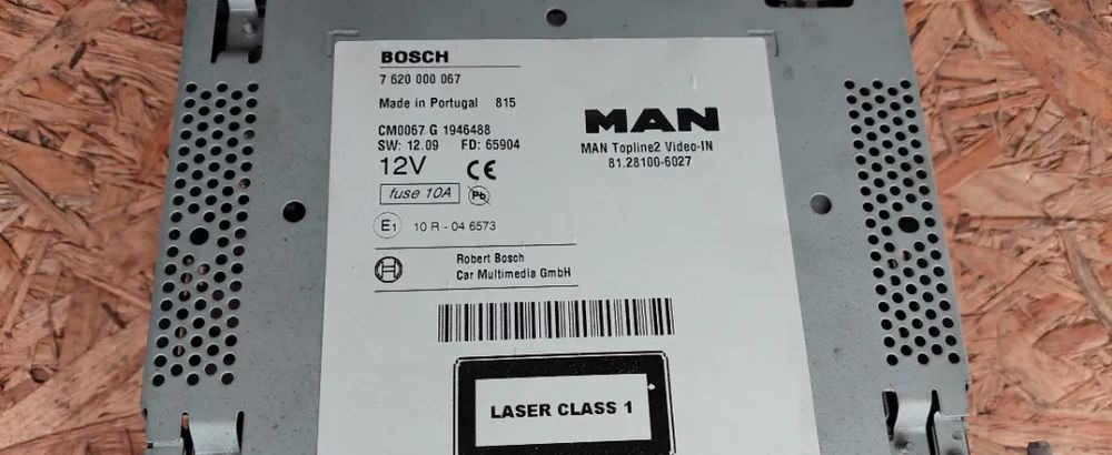 MAN TGX TGS TGL RADIO NAWIGACJA 81.28100-6027 - Cab and interior for Truck: picture 2 MAN TGX TGS TGL RADIO NAWIGACJA 81.28100-6027 - Cab and interior for Truck: picture 2