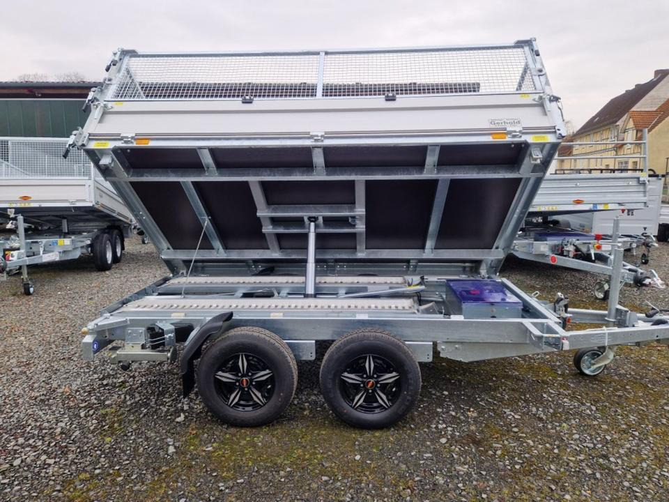 Böckmann DK-AL 3218/35 P 3,5t Gitter Rampen Stützen Alufelgen - Tipper trailer: picture 2 Böckmann DK-AL 3218/35 P 3,5t Gitter Rampen Stützen Alufelgen - Tipper trailer: picture 2