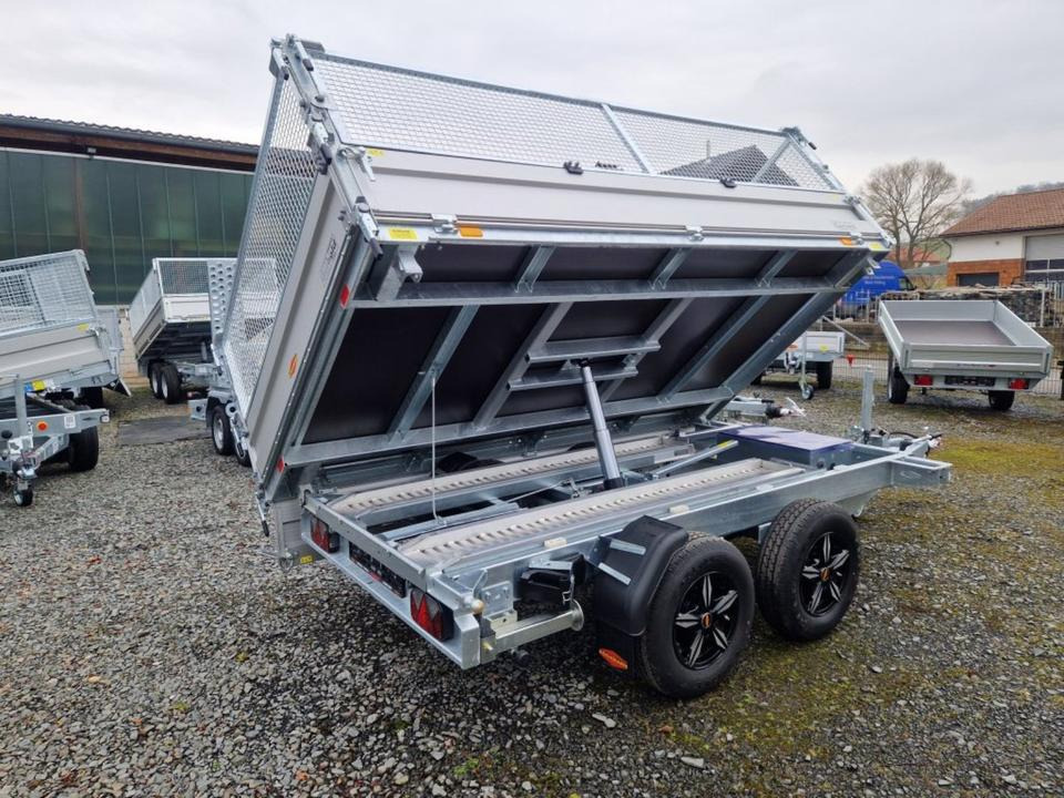 Böckmann DK-AL 3218/35 P 3,5t Gitter Rampen Stützen Alufelgen - Tipper trailer: picture 3 Böckmann DK-AL 3218/35 P 3,5t Gitter Rampen Stützen Alufelgen - Tipper trailer: picture 3