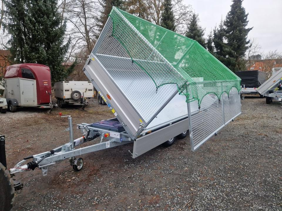 Tipper trailer Böckmann DK-AL 3718/35 P Dreiseitenkipper Kipper Gitteraufsatz: picture 15
