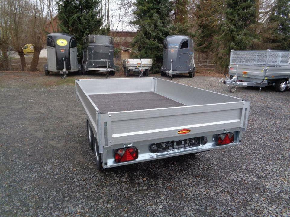 Böckmann PKW-Anhänger , 2,0 to. Hochlader, 100 km/h - Dropside/ Flatbed trailer: picture 4 Böckmann PKW-Anhänger , 2,0 to. Hochlader, 100 km/h - Dropside/ Flatbed trailer: picture 4