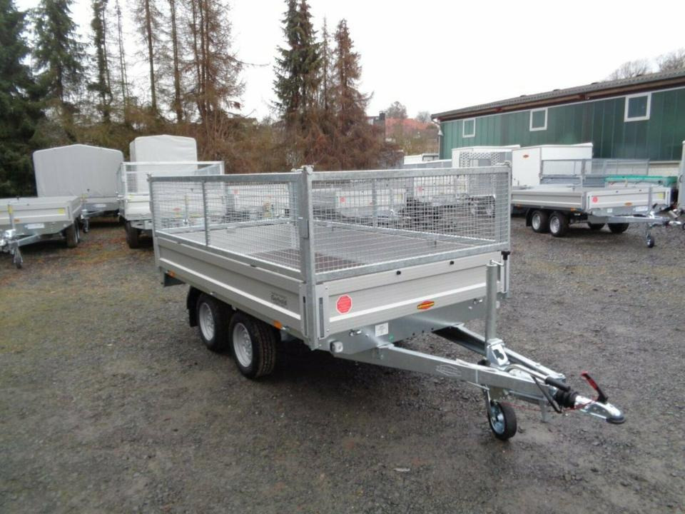 Böckmann PKW-Anhänger,2,0 to.Hochlader, Gitteraufsatz, 100 km/h - Dropside/ Flatbed trailer: picture 3 Böckmann PKW-Anhänger,2,0 to.Hochlader, Gitteraufsatz, 100 km/h - Dropside/ Flatbed trailer: picture 3