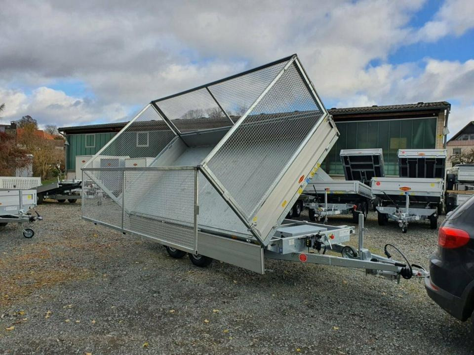 Böckmann PKW-Anhänger 3,5to, Dreiseitenkipper, Gitter - Tipper trailer: picture 4 Böckmann PKW-Anhänger 3,5to, Dreiseitenkipper, Gitter - Tipper trailer: picture 4