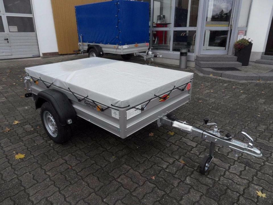 Böckmann PKW-Anhänger, 750kg, NEU, Flachplane, L 2,5 mtr. - Car trailer: picture 1 Böckmann PKW-Anhänger, 750kg, NEU, Flachplane, L 2,5 mtr. - Car trailer: picture 1