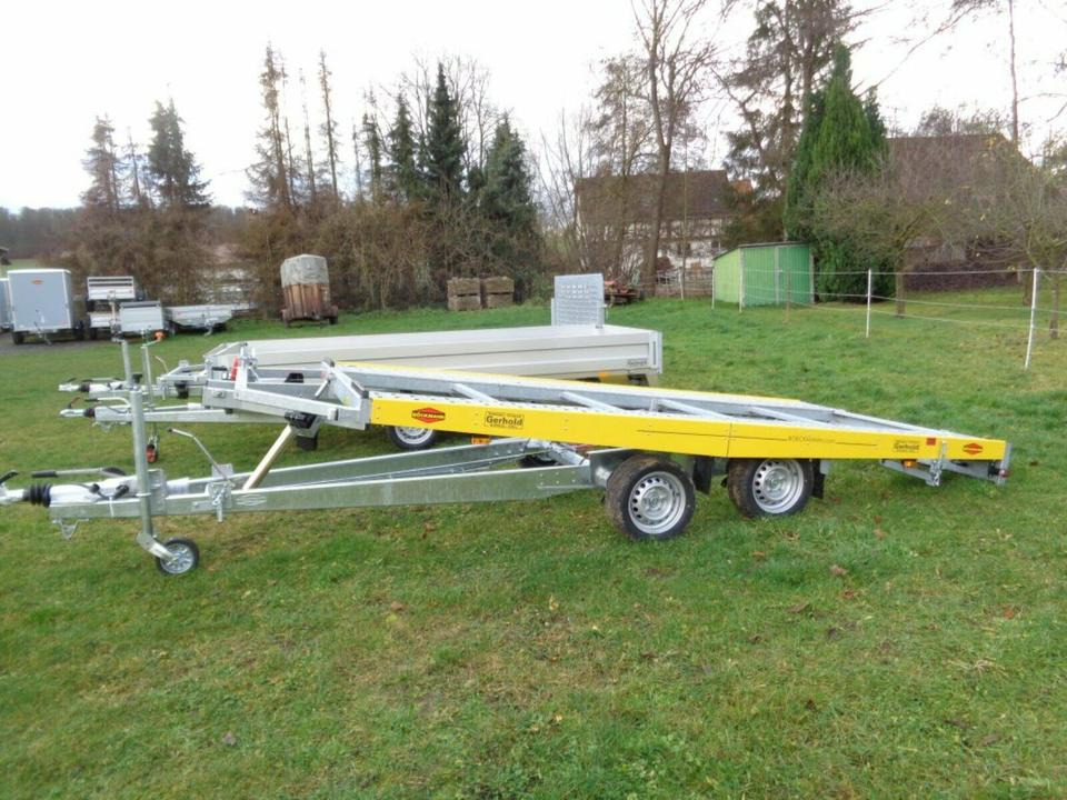 Böckmann PKW-Anhänger, Autotransporter, 3,5to. kippbar, 100 km/h - Autotransporter trailer: picture 1 Böckmann PKW-Anhänger, Autotransporter, 3,5to. kippbar, 100 km/h - Autotransporter trailer: picture 1