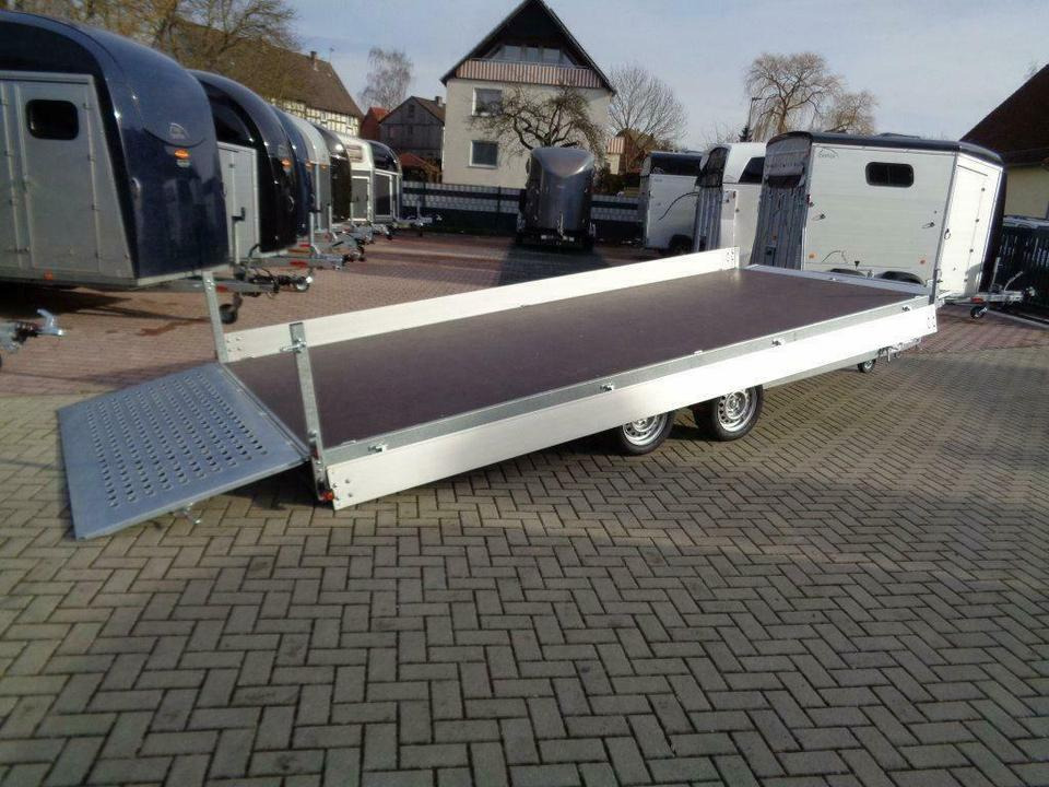 Dropside/ Flatbed trailer Böckmann PKW-Anhänger Universaltransporter kippbar 3,5t: picture 9