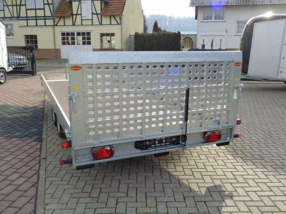 Dropside/ Flatbed trailer Böckmann PKW-Anhänger Universaltransporter kippbar 3,5t: picture 13