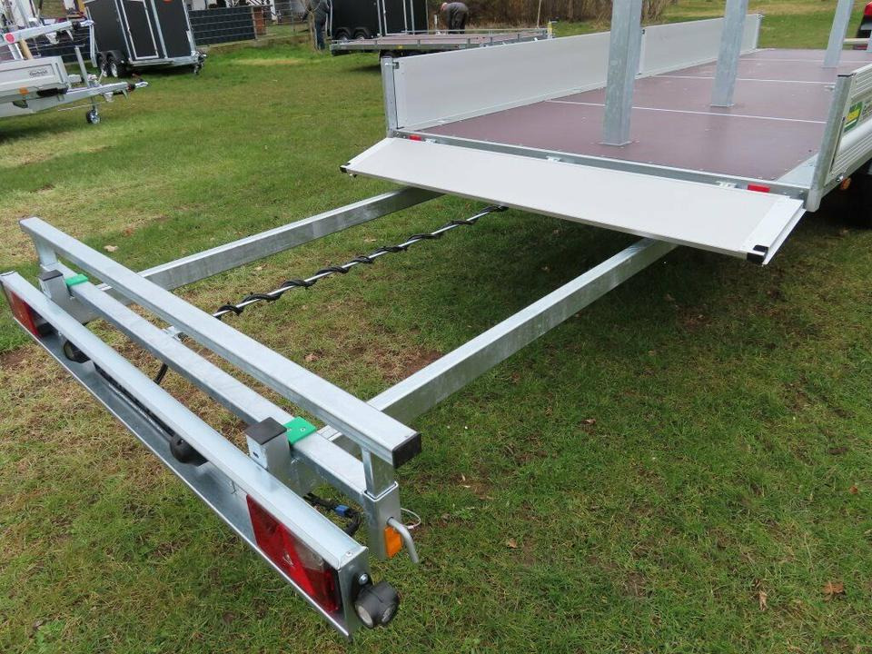 Langmaterialanhänger Unsinn LM 3554-14-2040 Deichsel ausziehbar - Dropside/ Flatbed trailer: picture 5 Langmaterialanhänger Unsinn LM 3554-14-2040 Deichsel ausziehbar - Dropside/ Flatbed trailer: picture 5