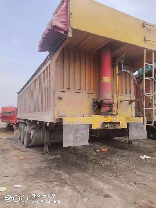 Used Heavy Construction Equipment Carriage Trailer Second Hand Carriage Trailer Used Machine Hot Sale - Tipper semi-trailer: picture 3 Used Heavy Construction Equipment Carriage Trailer Second Hand Carriage Trailer Used Machine Hot Sale - Tipper semi-trailer: picture 3