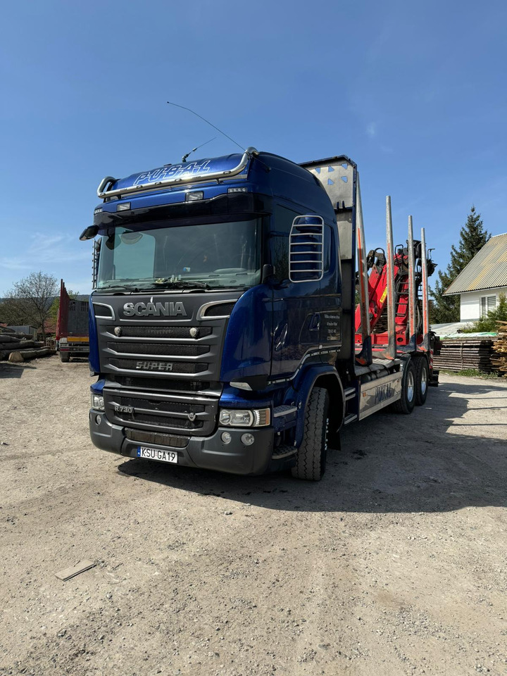 SCANIA R730 - Timber truck, Crane truck: picture 1 SCANIA R730 - Timber truck, Crane truck: picture 1