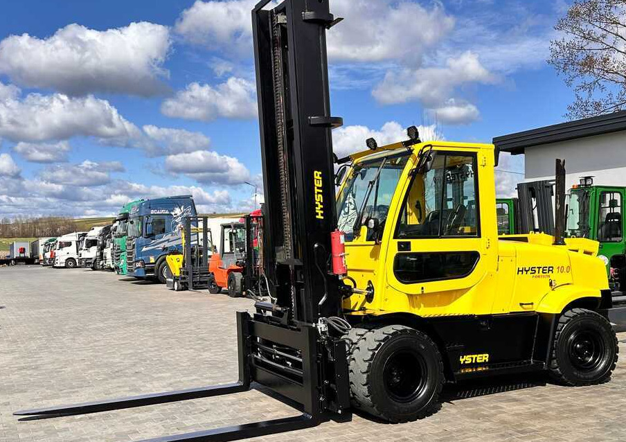 Hyster HYSTER H10.0 FT9 / FORKS 2200MM / POSITIONER / SIDE SHIFT / VALID UDT / 5500MM - Diesel forklift: picture 1 Hyster HYSTER H10.0 FT9 / FORKS 2200MM / POSITIONER / SIDE SHIFT / VALID UDT / 5500MM - Diesel forklift: picture 1