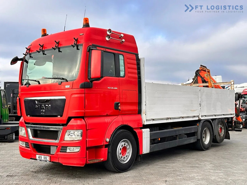 MAN TGX 26.480 Ciężarówka burtowa MAN TGX 26.480 6X2 / PALFINGER PK9002-EH B Crane / 80% Michelin - Crane truck: picture 3 MAN TGX 26.480 Ciężarówka burtowa MAN TGX 26.480 6X2 / PALFINGER PK9002-EH B Crane / 80% Michelin - Crane truck: picture 3