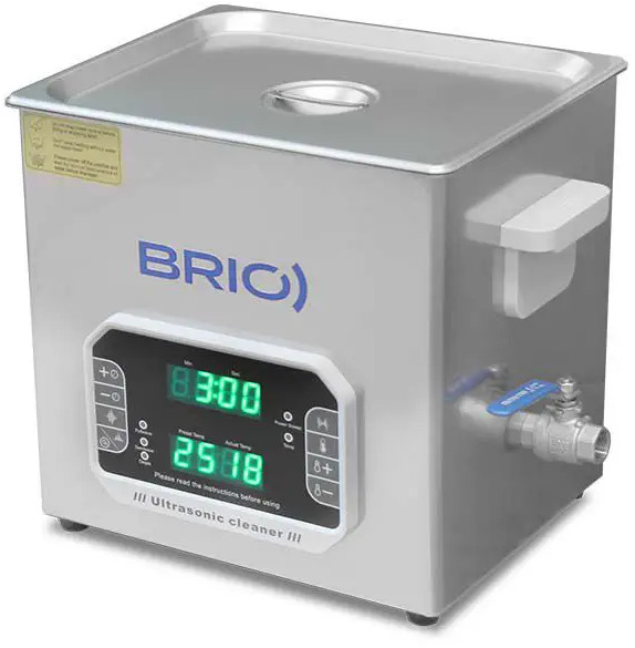 BRIO Ultrasonics BR-10 Lab Plus Ultrasonic parts washer - Ultrasonic cleaner: picture 1 BRIO Ultrasonics BR-10 Lab Plus Ultrasonic parts washer - Ultrasonic cleaner: picture 1