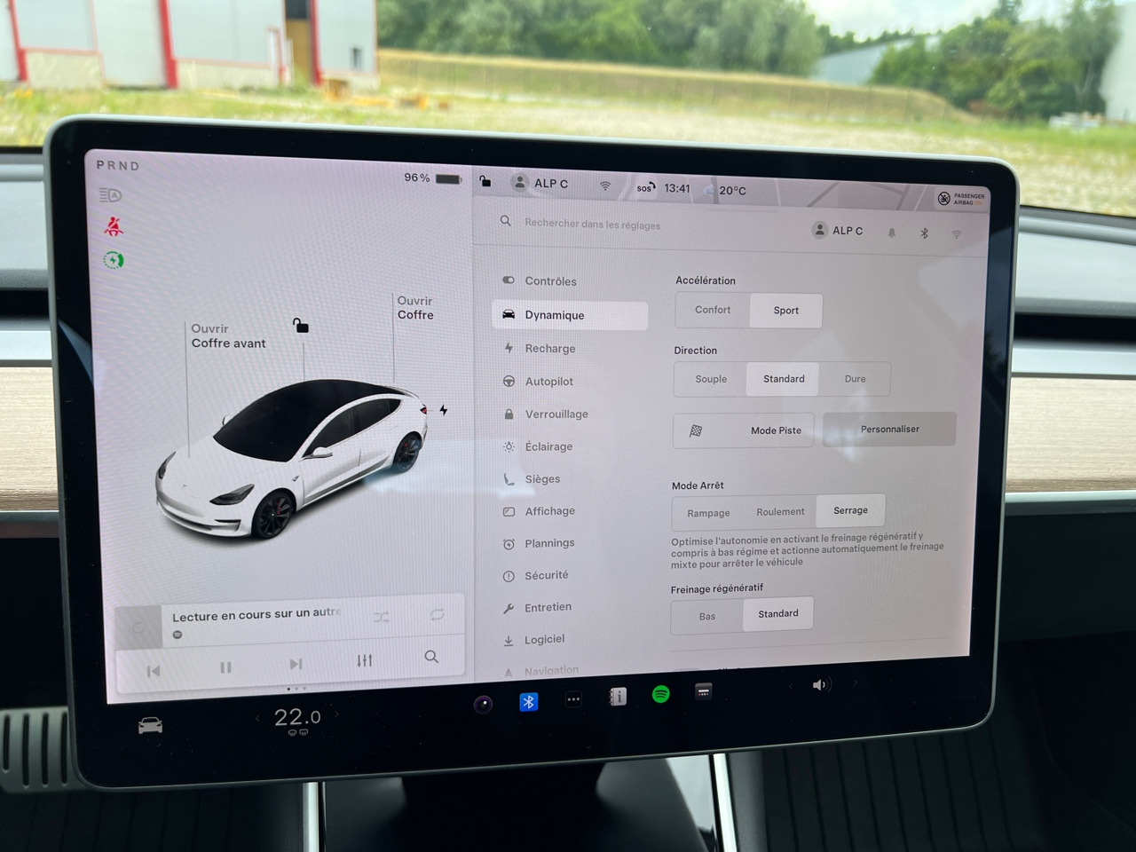 Sedan TESLA Model 3 Performance Dual Motor FSD 3 Autopilot: picture 37