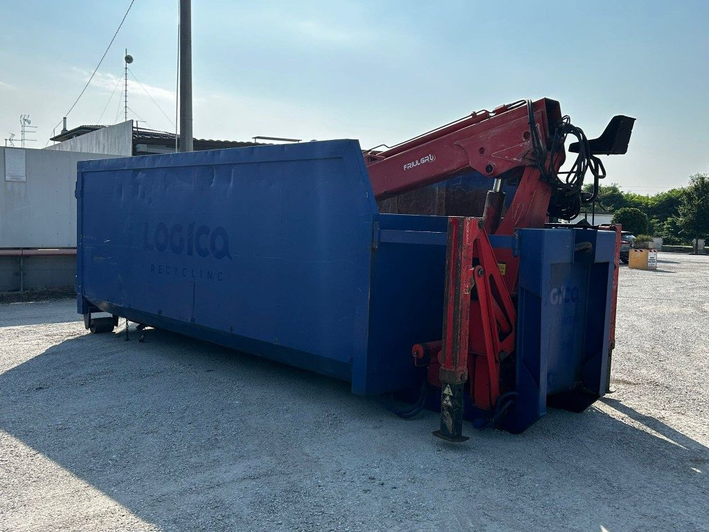 Roll-off container CONTAINER SCARRABILE USATO A CIELO APERTO + GRU: picture 7 Roll-off container CONTAINER SCARRABILE USATO A CIELO APERTO + GRU: picture 7