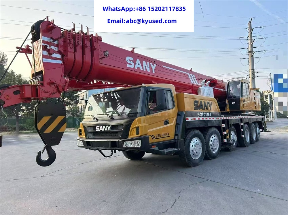 SANY STC1000 STC1300 STC1600 STC2200 STC3500 100TON 130TON 160TON 220T 350T - Mobile crane: picture 1 SANY STC1000 STC1300 STC1600 STC2200 STC3500 100TON 130TON 160TON 220T 350T - Mobile crane: picture 1