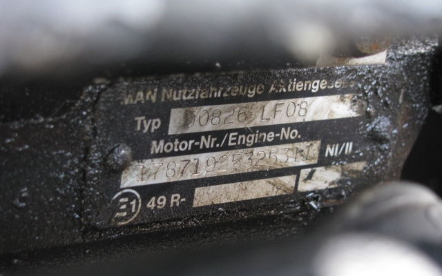 MAN D0826 LF08 MAN L 2000 - Engine for Truck: picture 2 MAN D0826 LF08 MAN L 2000 - Engine for Truck: picture 2