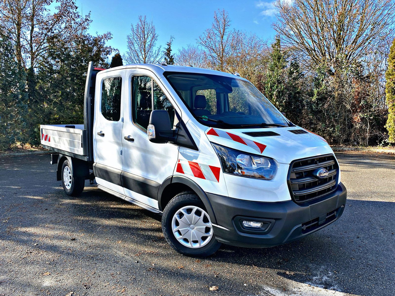 Ford Pritsche 350L2 DoKa|Trend|Garantie bis 08.27|19% - Open body delivery van, Combi van: picture 1 Ford Pritsche 350L2 DoKa|Trend|Garantie bis 08.27|19% - Open body delivery van, Combi van: picture 1