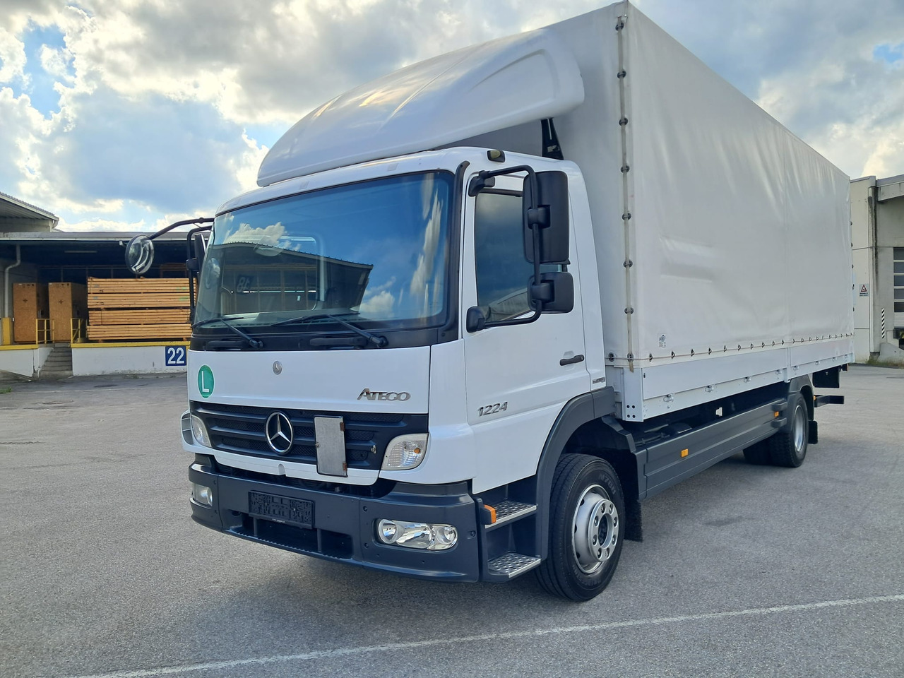 MERCEDES-BENZ ATEGO 12 24 Plane LBW | Klima | Schaltgetriebe - Curtain side truck: picture 1 MERCEDES-BENZ ATEGO 12 24 Plane LBW | Klima | Schaltgetriebe - Curtain side truck: picture 1