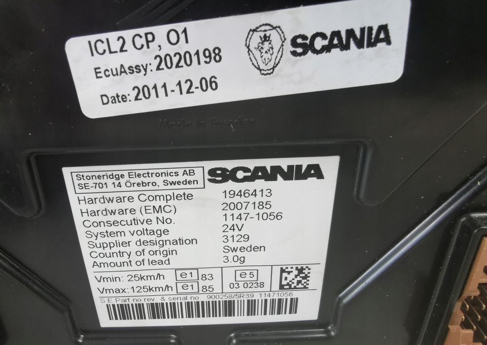 LICZNIK SCANIA R XPI 1946413 - Dashboard for Truck: picture 2 LICZNIK SCANIA R XPI 1946413 - Dashboard for Truck: picture 2