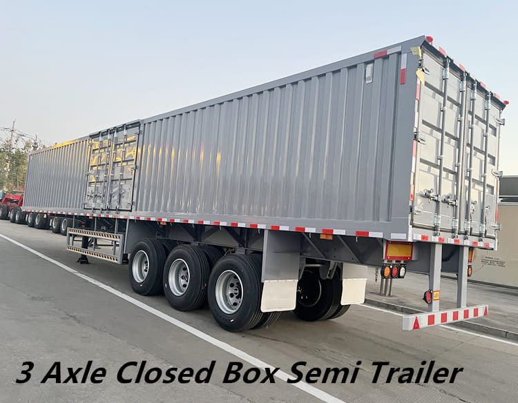 KRONE 3 Axle Closed Box Semi Trailer-Custom 3 Axle Closed Van Trailer - Closed box semi-trailer: picture 1 KRONE 3 Axle Closed Box Semi Trailer-Custom 3 Axle Closed Van Trailer - Closed box semi-trailer: picture 1