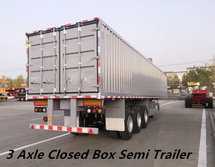 KRONE 3 Axle Closed Box Semi Trailer-Custom 3 Axle Closed Van Trailer - Closed box semi-trailer: picture 4 KRONE 3 Axle Closed Box Semi Trailer-Custom 3 Axle Closed Van Trailer - Closed box semi-trailer: picture 4
