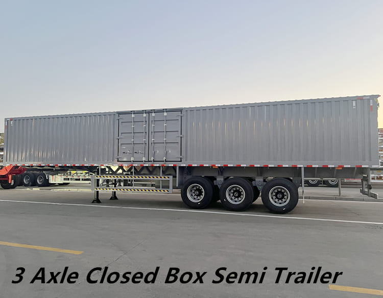 KRONE 3 Axle Closed Box Semi Trailer-Custom 3 Axle Closed Van Trailer - Closed box semi-trailer: picture 2 KRONE 3 Axle Closed Box Semi Trailer-Custom 3 Axle Closed Van Trailer - Closed box semi-trailer: picture 2