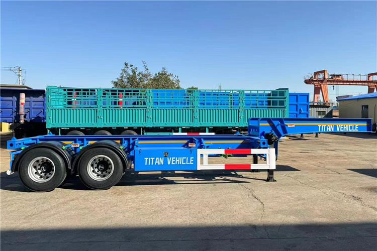 TITAN 2 Axle 20ft ISO Tank Chassis Trailer for Sale In Papua New Guinea - Chassis semi-trailer: picture 2 TITAN 2 Axle 20ft ISO Tank Chassis Trailer for Sale In Papua New Guinea - Chassis semi-trailer: picture 2
