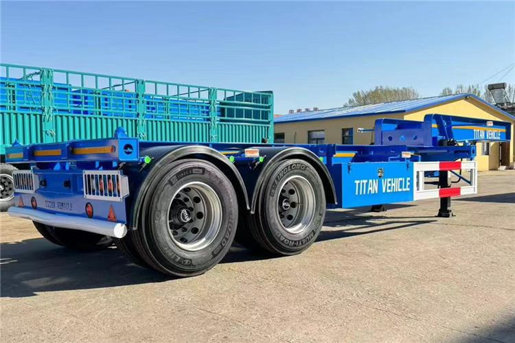 TITAN 2 Axle 20ft ISO Tank Chassis Trailer for Sale In Papua New Guinea - Chassis semi-trailer: picture 5 TITAN 2 Axle 20ft ISO Tank Chassis Trailer for Sale In Papua New Guinea - Chassis semi-trailer: picture 5