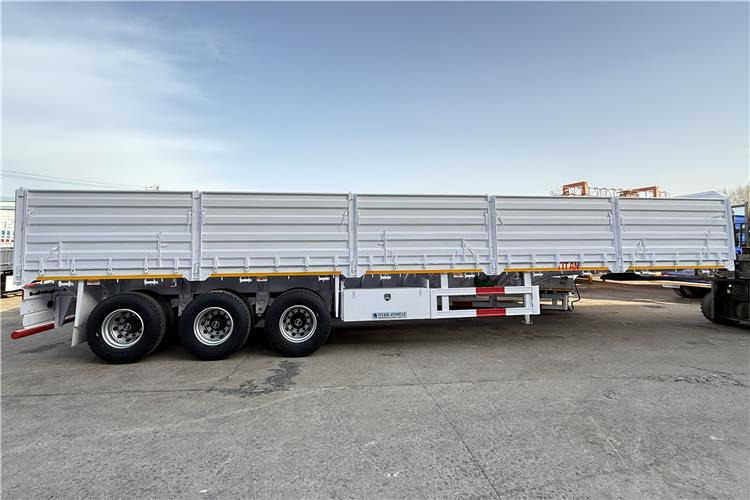 TITAN 2025 New 60 Ton Dropside Wall Trailer for Sale In Zimbabwe - Dropside/ Flatbed semi-trailer: picture 5 TITAN 2025 New 60 Ton Dropside Wall Trailer for Sale In Zimbabwe - Dropside/ Flatbed semi-trailer: picture 5
