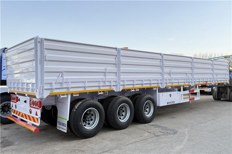 TITAN 2025 New 60 Ton Dropside Wall Trailer for Sale In Zimbabwe - Dropside/ Flatbed semi-trailer: picture 2 TITAN 2025 New 60 Ton Dropside Wall Trailer for Sale In Zimbabwe - Dropside/ Flatbed semi-trailer: picture 2