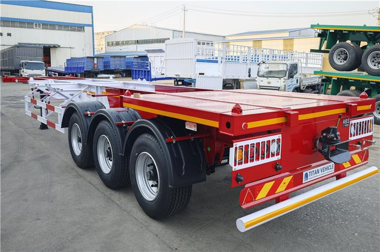 TITAN 3 Axle 40ft Container Chassis Trailer for Sale In Guam - Chassis semi-trailer: picture 3 TITAN 3 Axle 40ft Container Chassis Trailer for Sale In Guam - Chassis semi-trailer: picture 3
