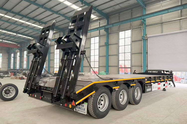 TITAN 3 Axle 80 Ton Lowbed Semi Trailer - Low loader semi-trailer: picture 1 TITAN 3 Axle 80 Ton Lowbed Semi Trailer - Low loader semi-trailer: picture 1